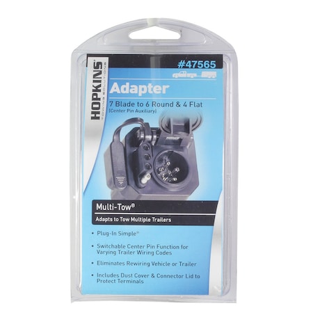 Hoppy Hopkins 7 Blade to 6 Round Trailer Adapter 47565